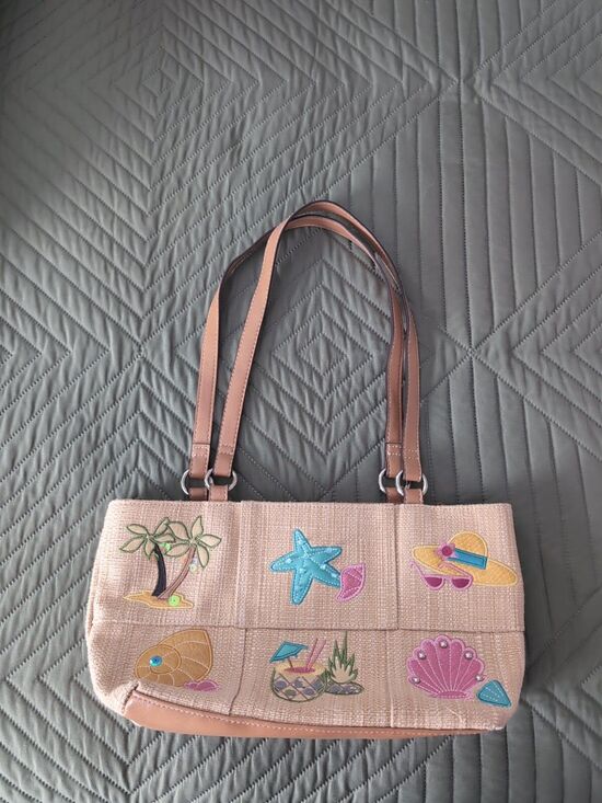 Rosetti Handbags - Rosetti woven Purse Shoulder Handbag Small Tote Beach theme
